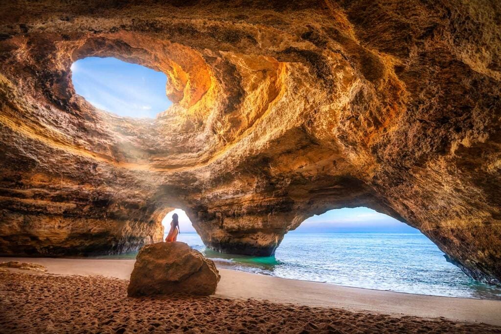 Cave in the Algarve, Portugal