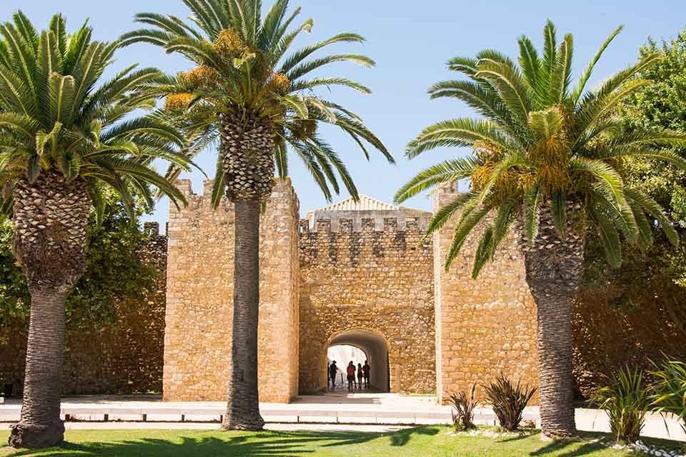 Gate to the old town of Lagos, Portugal