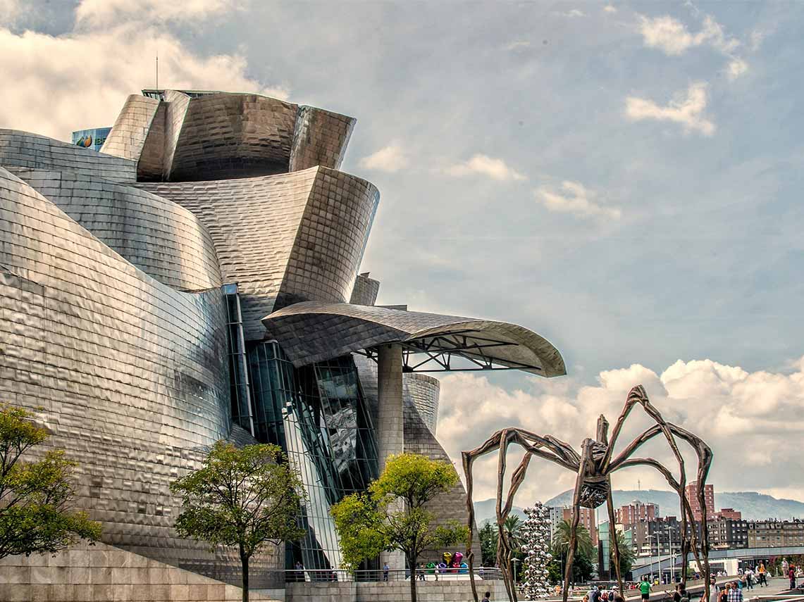 exterior of Guggenheim Museum, Bilbao