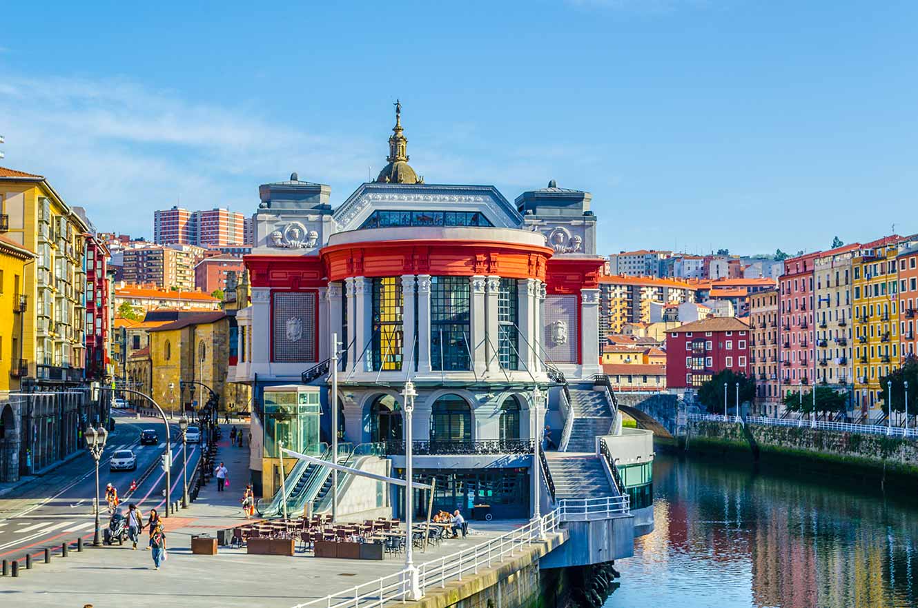 external view of La Ribera Market Bilbao