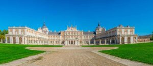 panoramic view of Aranjuez Royal Palace, Spain