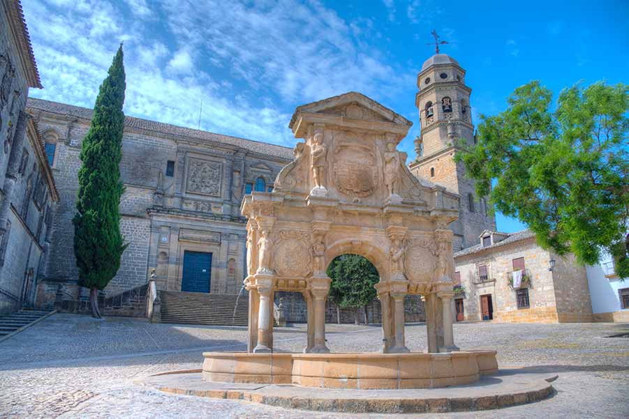 Baeza cathedral in Spain