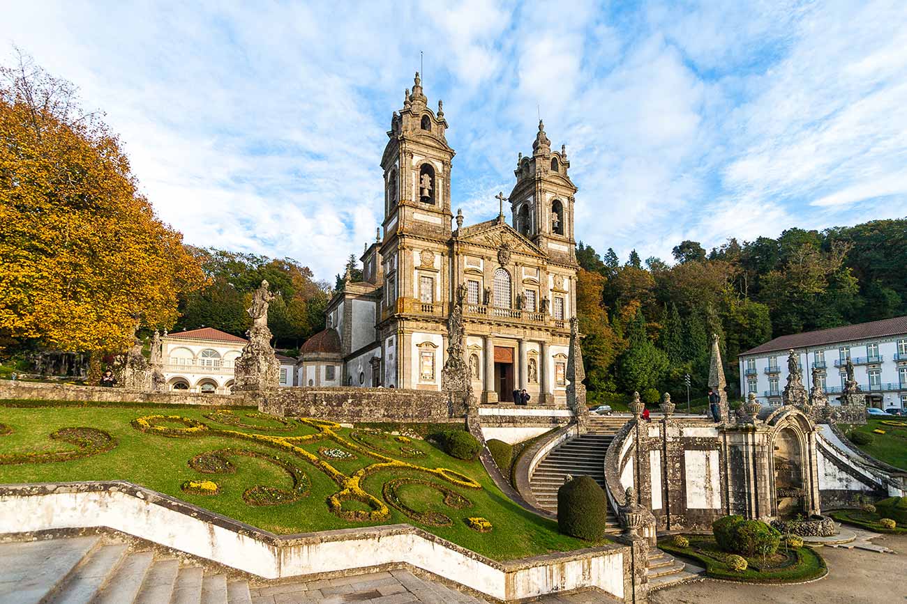 Bom Jesus do Monte Monastery in Braga, Portugal