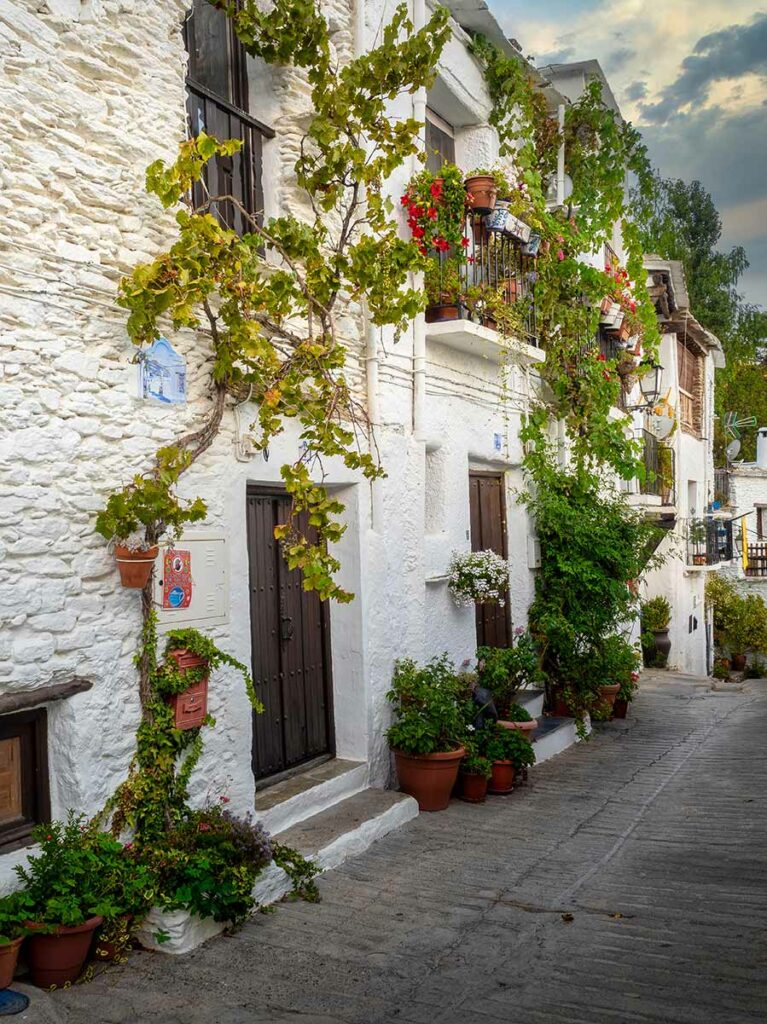 Capileira, typical village of the Alpujarra, Sierra Nevada in Spain