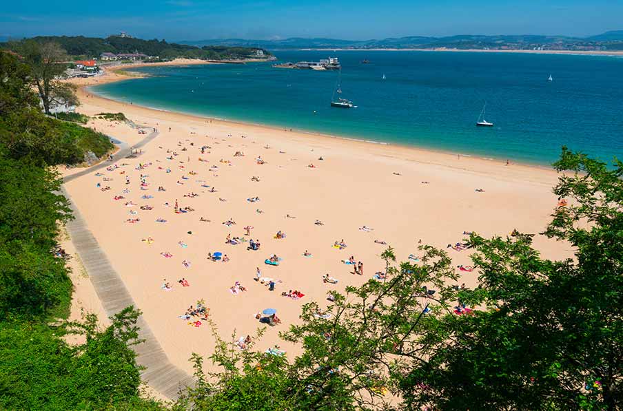 La Magdalena Beach, Santander, Spain