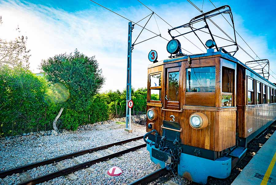 Sóller Historic Train Line, Mallorca, Spain