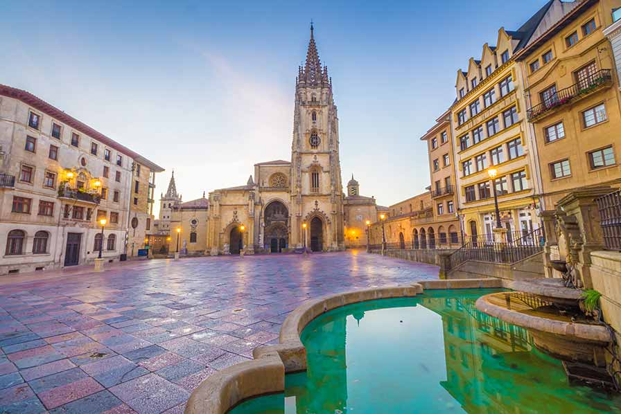 The Cathedral of Oviedo, Spain