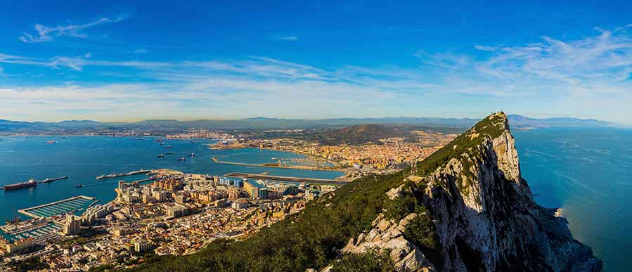 View On The Rock Of Gibraltar, full day tour