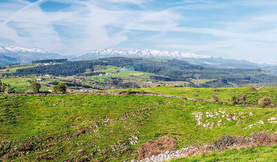 View from Santillana del Mar, Spain